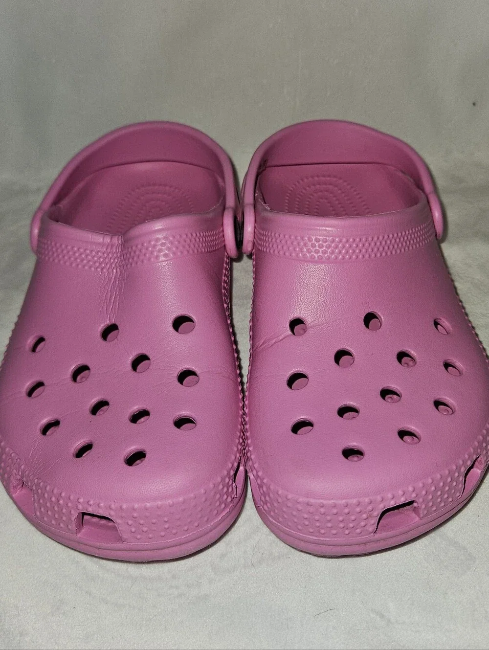 Big Kid's Unisex Taffy Pink Crocs - Size J3
